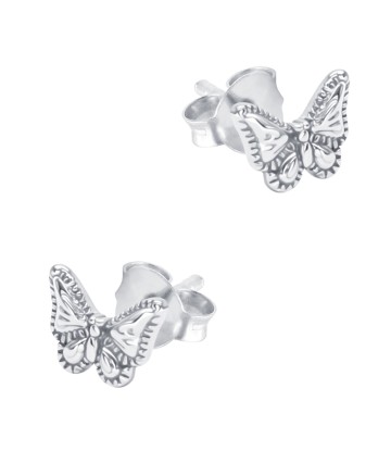 Butterfly Shaped Silver Stud Earring STS-6485